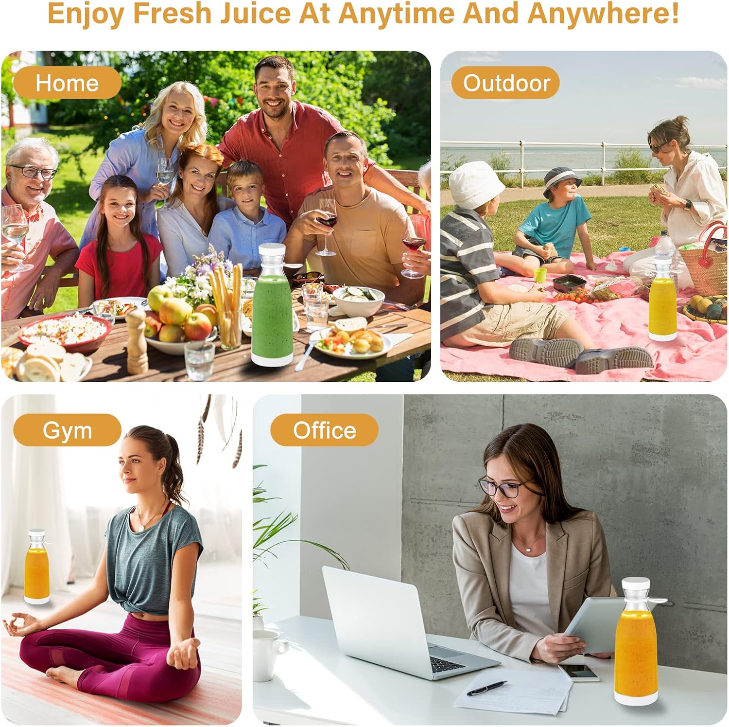 🆙Bestseller Portable Juicer | Fresh Juice Anytime, Anywhere