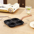 🆙🍳4-Hole Non-Stick Frying Pan, Medical Stone Egg & Pancake Maker for All Hobsg